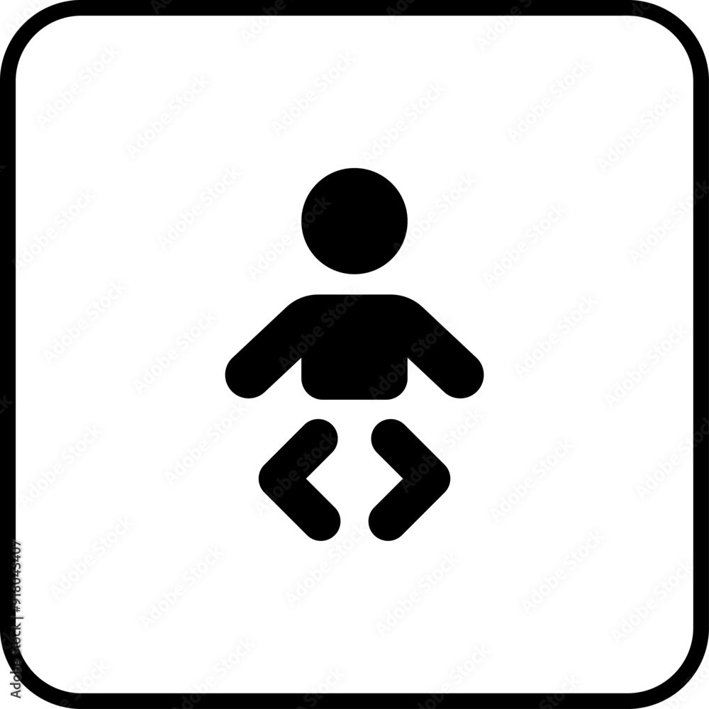Toilet vector icon. WC sign. Female or male restroom. WC door plate symbol illustration. Toilet vector icon. WC sign. Female or male restroom. WC door plate symbol illustration.