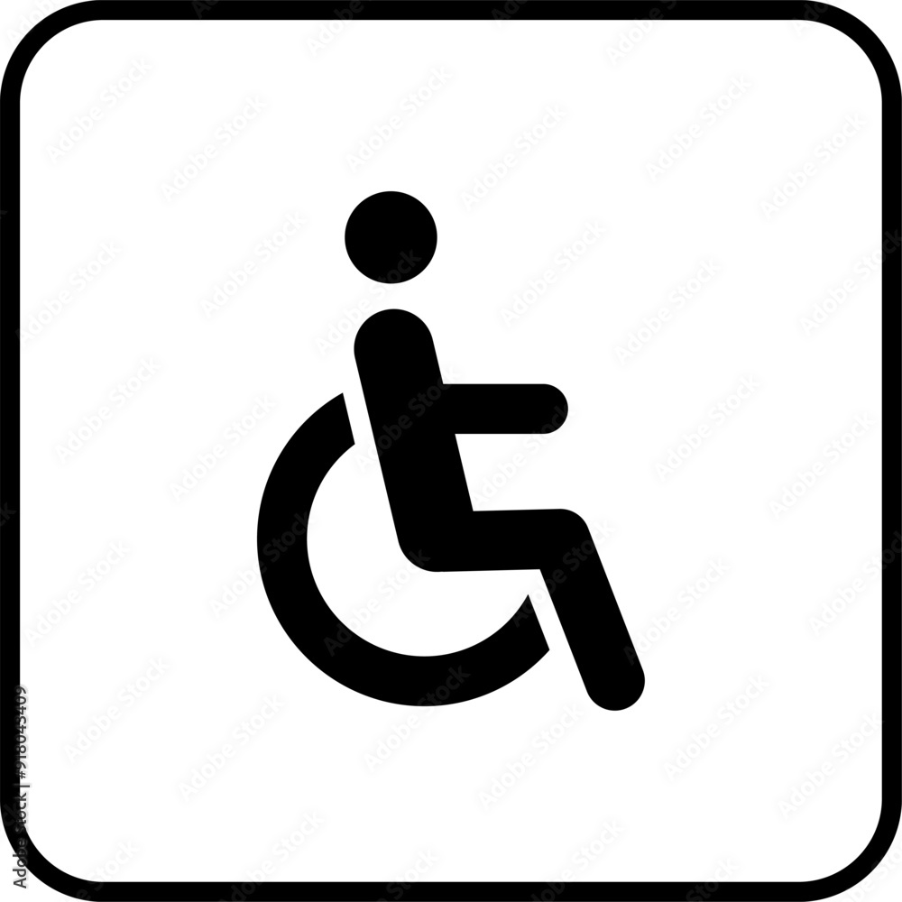 Toilet vector icon. WC sign. Female or male restroom. WC door plate symbol illustration. Toilet vector icon. WC sign. Female or male restroom. WC door plate symbol illustration.