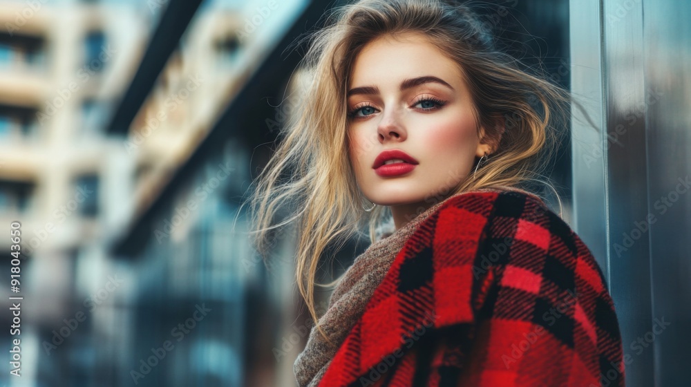 A stylish woman in a flattering outfit, confidently posing in a modern urban environment, with a focus on her refined and well-maintained physique. A stylish woman in a flattering outfit, confidently posing in a modern urban environment, with a focus on her refined and well-maintained physique.