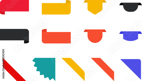 Tag icon, sign. Vector badges and labels. Stickers, sale badge, price tag. Banner Template.