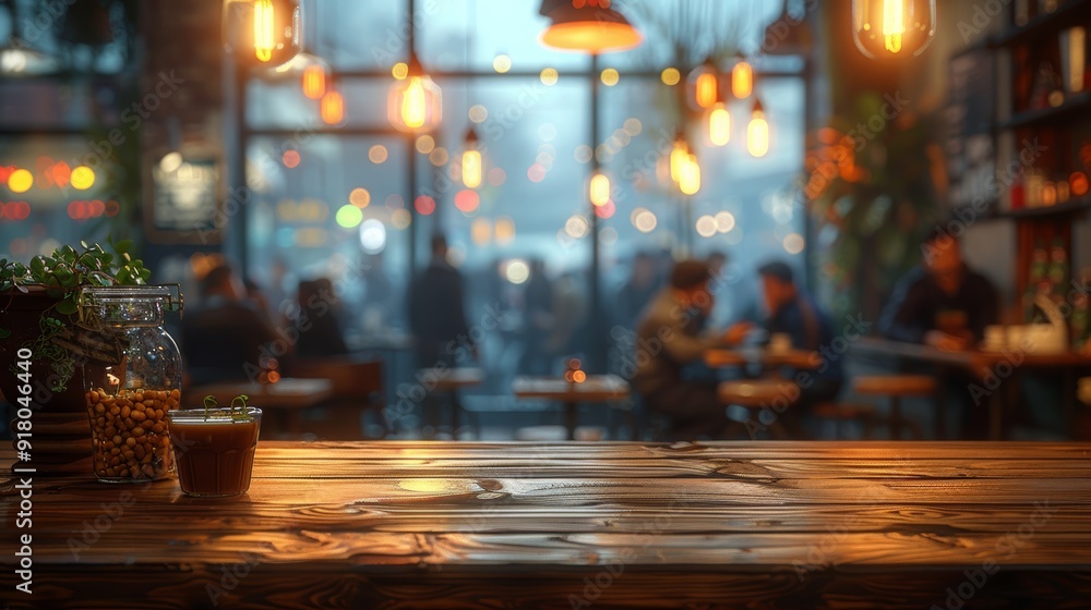 Cozy café interior during evening hours with warm lighting and patrons enjoying drinks and conversation Cozy café interior during evening hours with warm lighting and patrons enjoying drinks and conversation