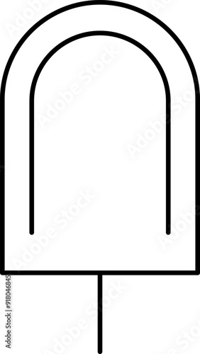 Electronic circuit symbols. Graphic symbols for electrical components in schematic circuit diagrams. Vector . photo