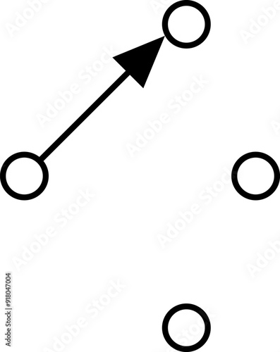 Electronic circuit symbols. Graphic symbols for electrical components in schematic circuit diagrams. Vector . photo