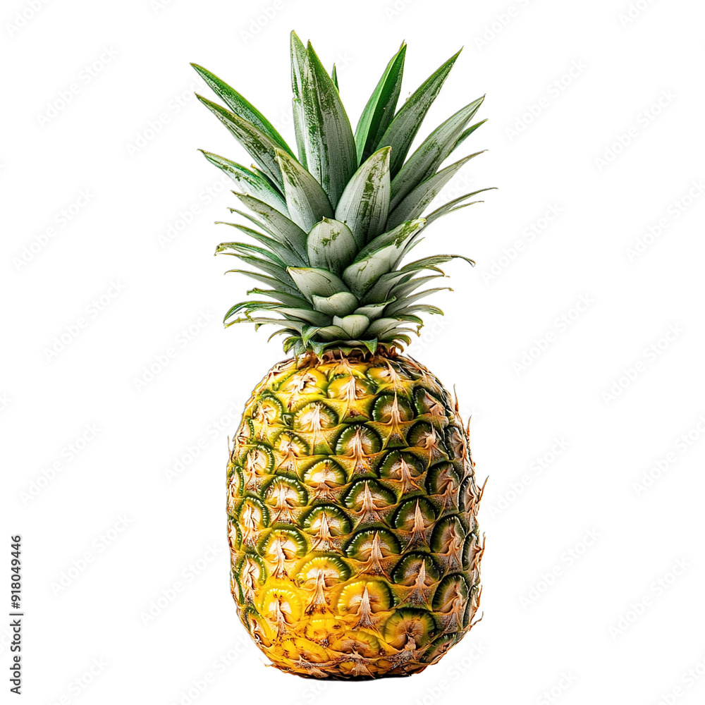 Fototapeta premium pineapple isolated on white