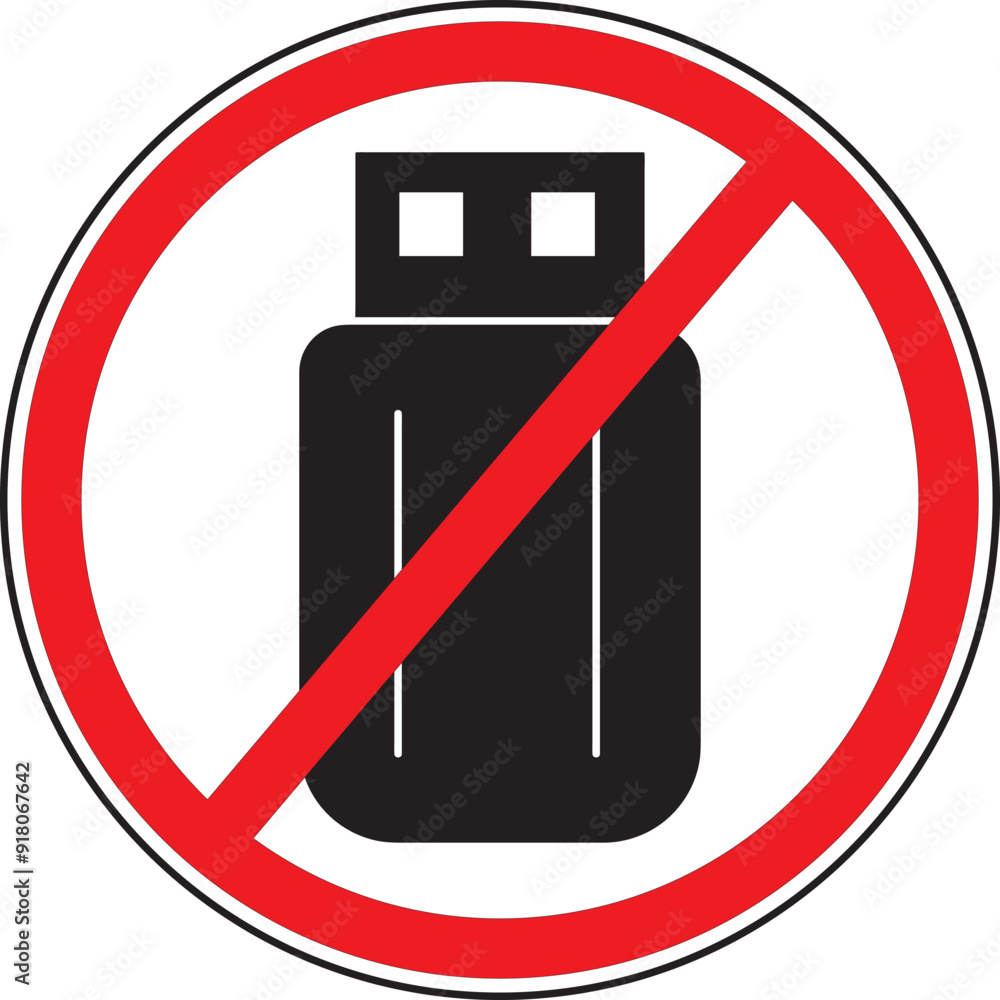 Do not use unknown devices sign vector.eps Do not use unknown devices sign vector.eps