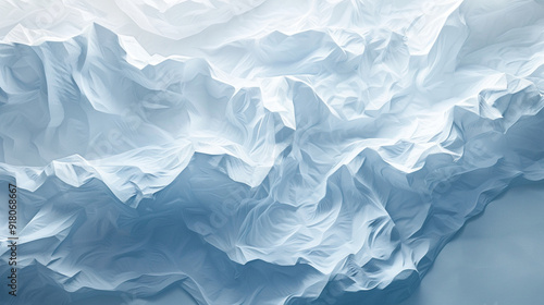 Wallpaper Mural Abstract Frozen Mountain Landscape: Structures of Ice and Snow. Torontodigital.ca