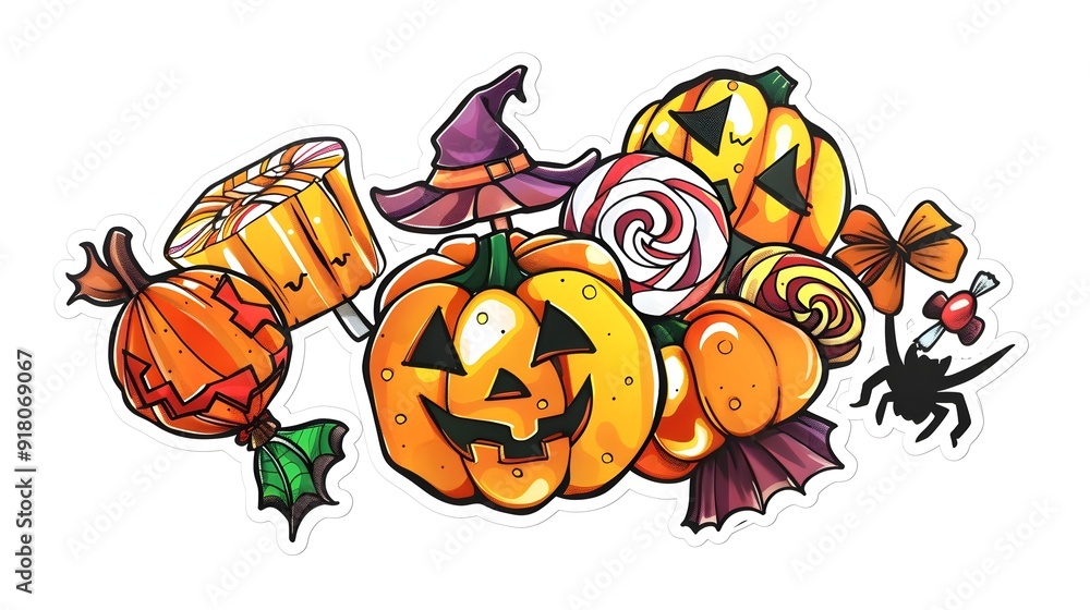 Homemade Halloween Candy Themed Crafts for Sticker Design Homemade Halloween Candy Themed Crafts for Sticker Design