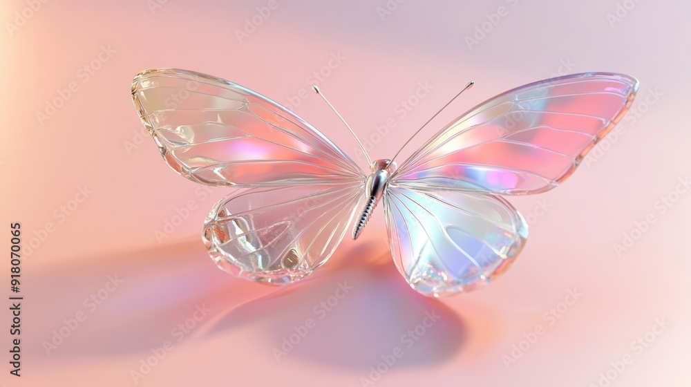 Delicate Silver and Fuchsia Butterfly Symbolizing Elegance, Isolated on White Background, Perfect for Spring and Summer Seasonal Designs Generative AI Delicate Silver and Fuchsia Butterfly Symbolizing Elegance, Isolated on White Background, Perfect for Spring and Summer Seasonal Designs Generative AI