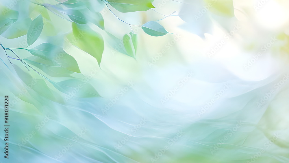 abstract backdrop with breeze through leaves of trees abstract backdrop with breeze through leaves of trees