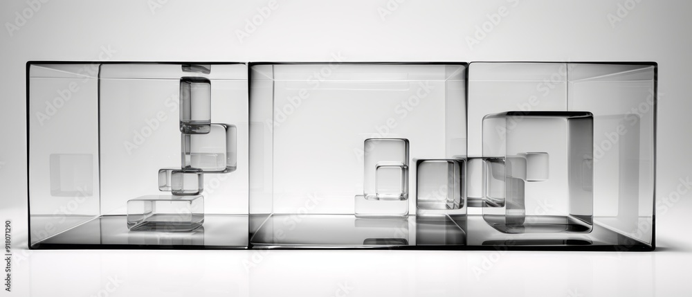 Tempered Glass Material Structure Background - Generative AI Tempered Glass Material Structure Background - Generative AI