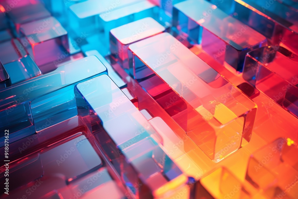 Tempered Glass Material Structure Background - Generative AI Tempered Glass Material Structure Background - Generative AI