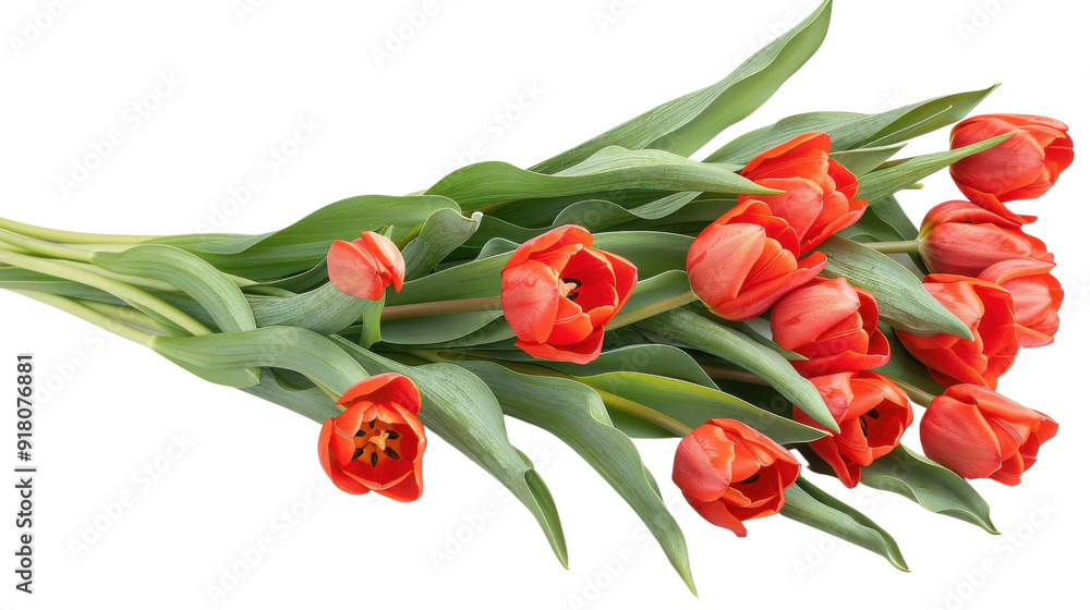 Beautiful bouquet of vibrant red tulips, perfect for spring decorations and floral arrangements. Beautiful bouquet of vibrant red tulips, perfect for spring decorations and floral arrangements.