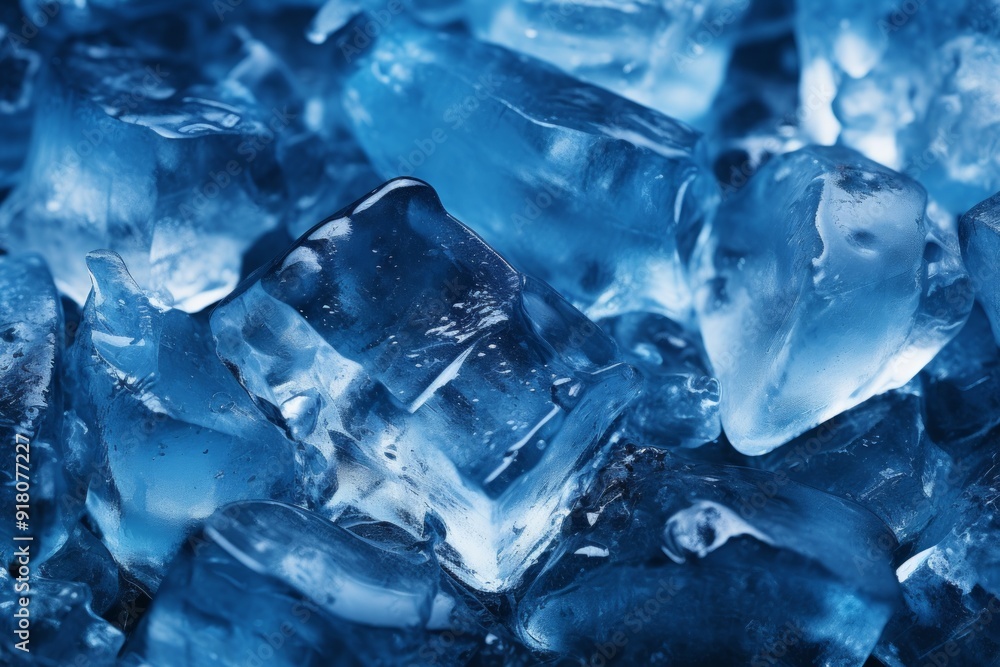 Ice Material Structure Background - Generative AI Ice Material Structure Background - Generative AI
