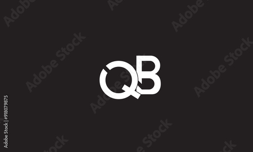 QB, BQ , Q ,B Abstract Letters Logo Monogram	