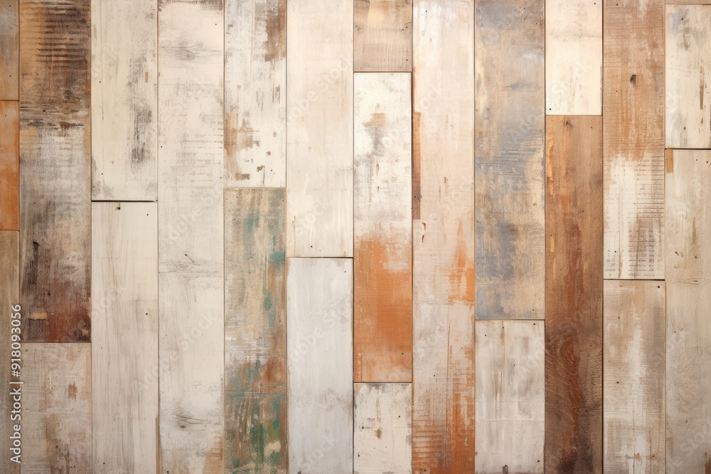 Reclaimed Wood Material Structure Background - Generative AI Reclaimed Wood Material Structure Background - Generative AI