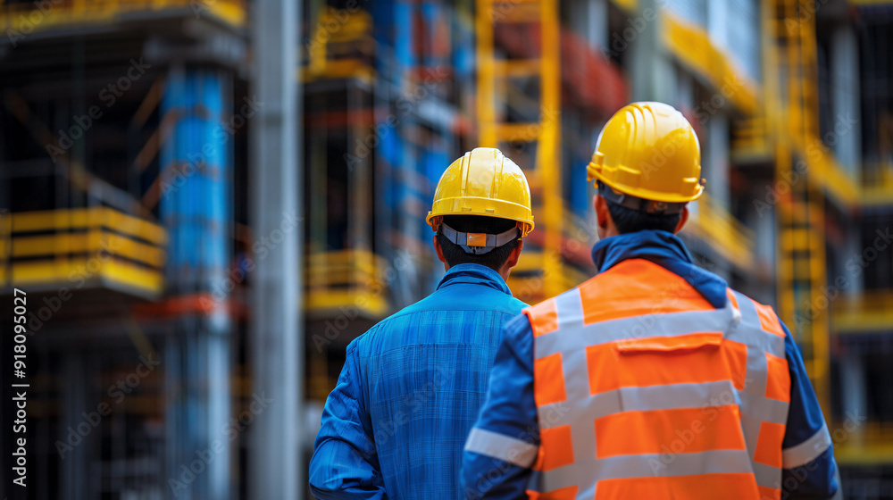 Photorealistic Image of Chinese Delegation Visiting Foreign Construction Site Marking Progress of Belt and Road Infrastructure Project Photorealistic Image of Chinese Delegation Visiting Foreign Construction Site Marking Progress of Belt and Road Infrastructure Project