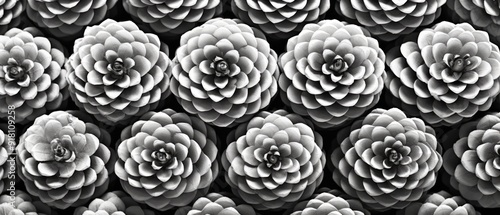 Pine Cones Material Structure Background - Generative AI