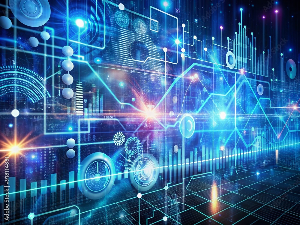 Digital background for tech AI data audio graphics and more Digital background for tech AI data audio graphics and more