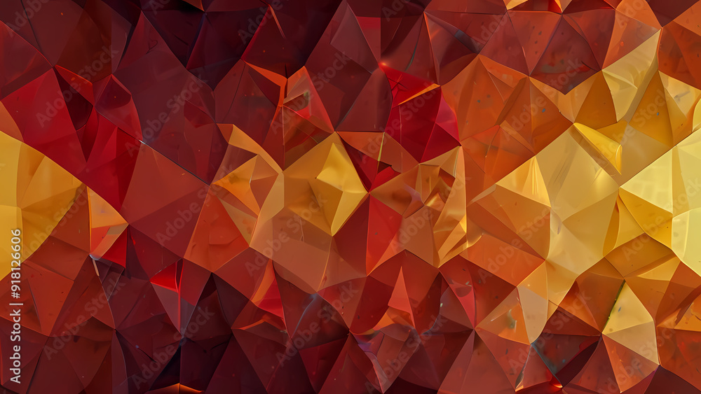 vibrant polygonal abstract background featuring sharp-edged triangles and hexagons in warm hues vibrant polygonal abstract background featuring sharp-edged triangles and hexagons in warm hues