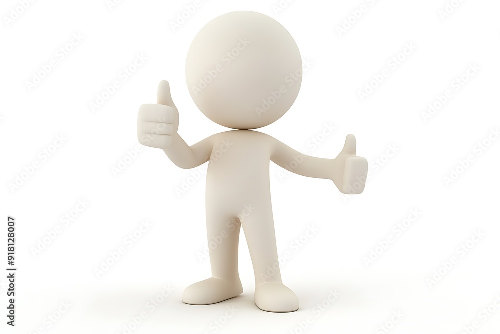 Illustration of man presenting empty space Illustration of man presenting empty space