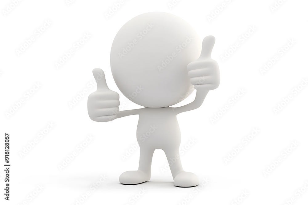 Illustration of man presenting empty space Illustration of man presenting empty space