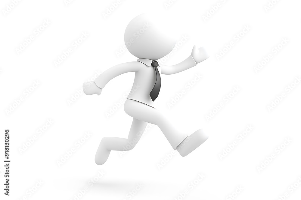 3d man waving his hand concept - 3d rendering 3d man waving his hand concept - 3d rendering