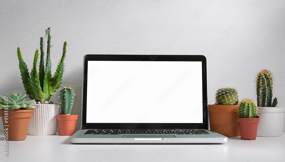 多肉植物とサボテンとノートパソコンと白い壁(White wall with succulents and cactus and laptop)
多肉植物とサボテンとノートパソコンと白い壁(White wall with succulents and cactus and laptop)