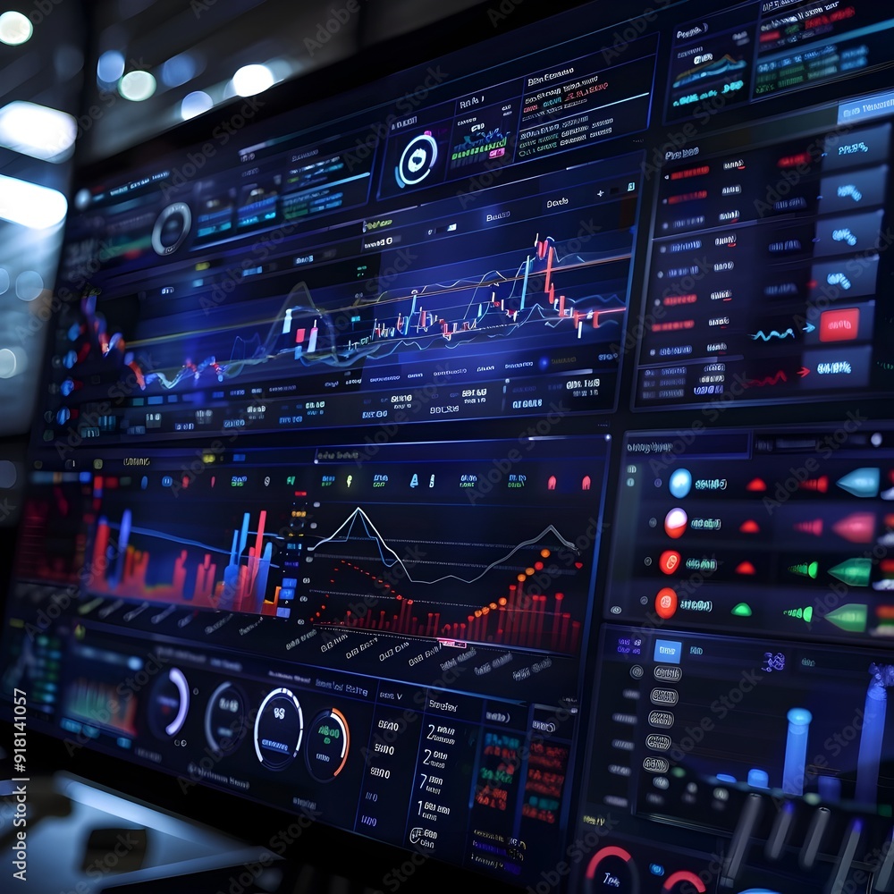 Modern Digital Dashboard with Real Time Financial Data for Intelligent Decision Making and Strategic Planning Modern Digital Dashboard with Real Time Financial Data for Intelligent Decision Making and Strategic Planning