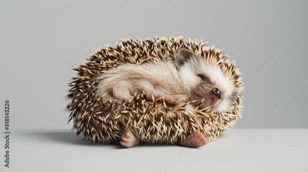 Obraz premium Sleeping Hedgehog