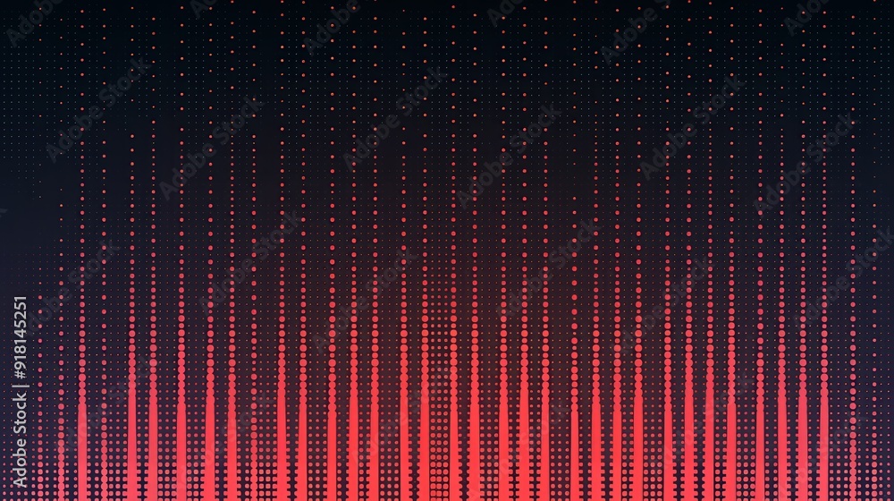 A sleek, modern gradient pattern featuring descending red dots against a dark background creates a striking visual effect. A sleek, modern gradient pattern featuring descending red dots against a dark background creates a striking visual effect.