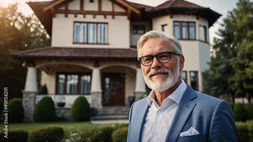 Wallpaper Mural male confident   realtor near country house Torontodigital.ca