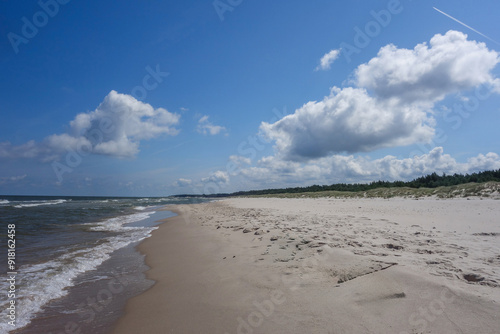 Wallpaper Mural gently sloping sandy beach on the Polish Baltic Sea Torontodigital.ca