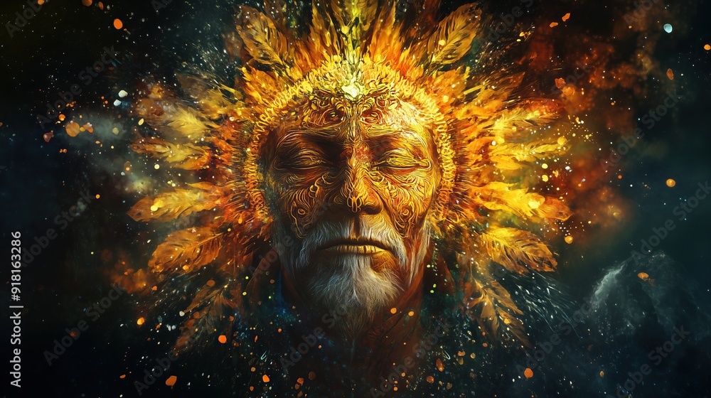 The journey of consciousness. Mystical Shaman The journey of consciousness. Mystical Shaman