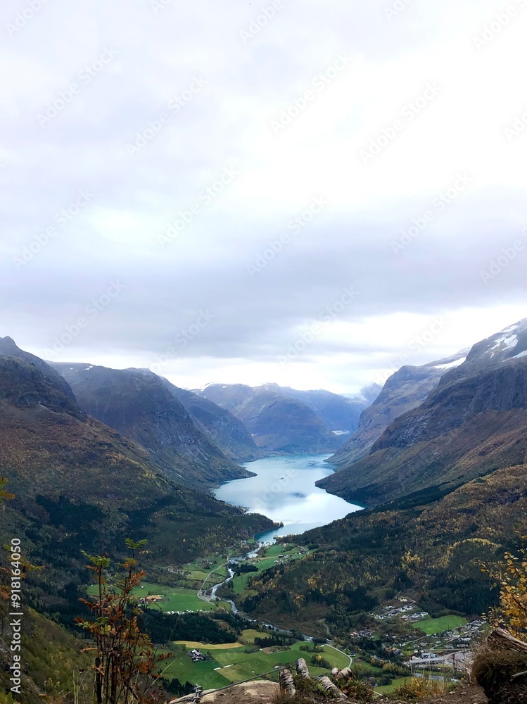 view from the Norwegian mountain view from the Norwegian mountain