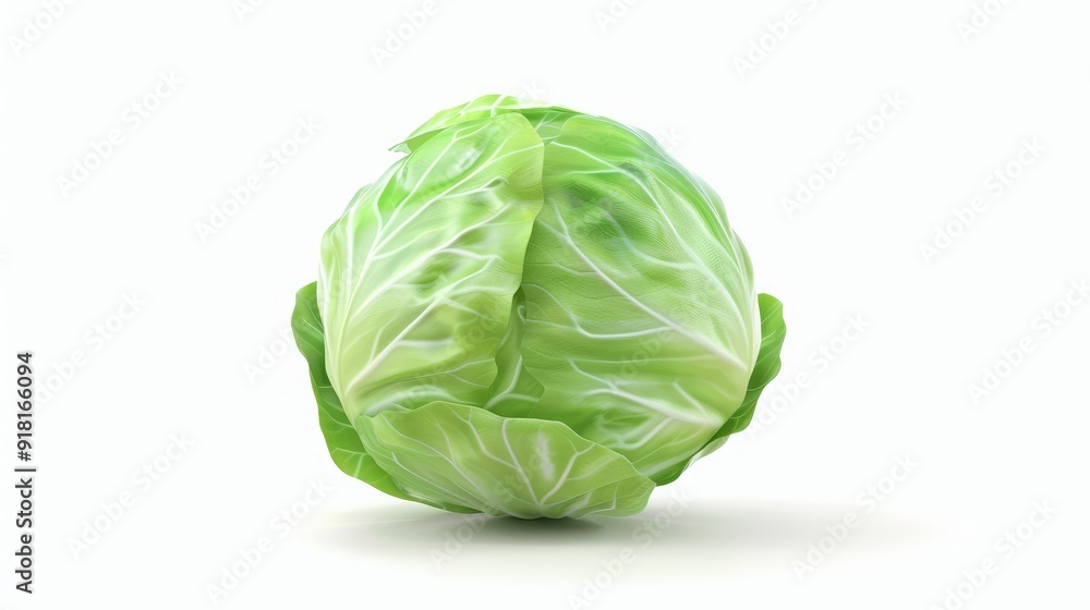 green cabbage isolated on white background green cabbage isolated on white background
