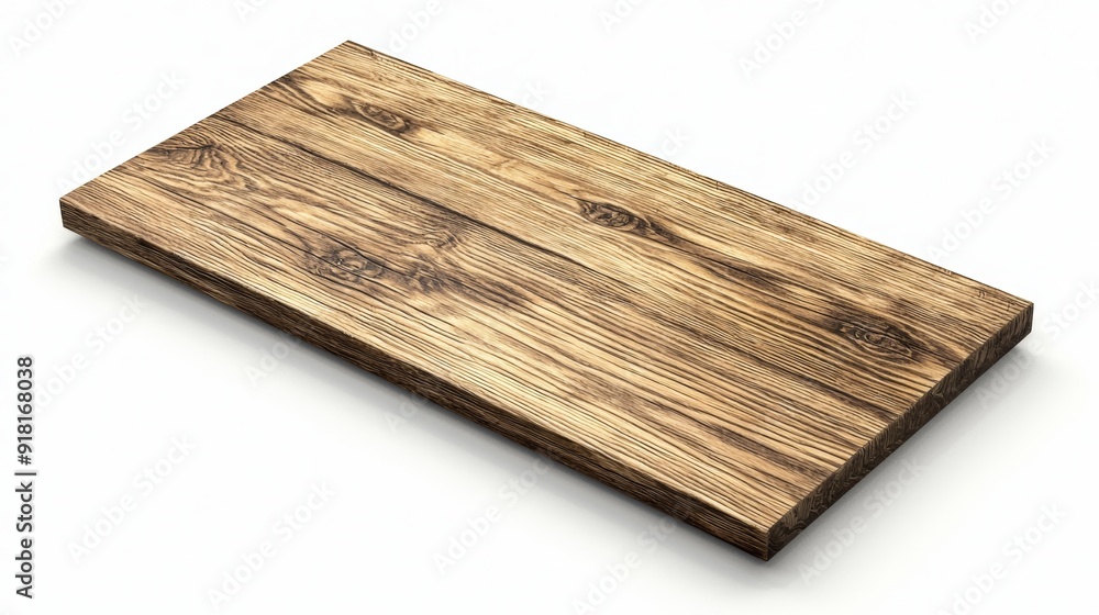 Isolated Wooden Floor Tile with Natural Oak Finish on White Background, Perfect for Interior Design and Home Decor Generative AI Isolated Wooden Floor Tile with Natural Oak Finish on White Background, Perfect for Interior Design and Home Decor Generative AI