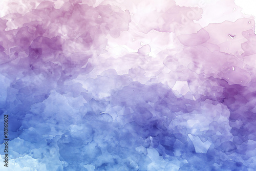 Abstract light blue purple watercolor for background.