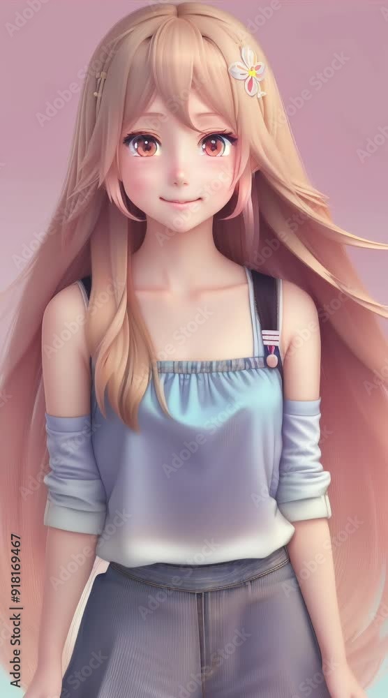 young girl with pastel colored background young girl with pastel colored background