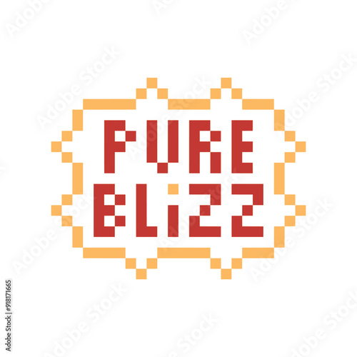 pure bliss typography pixel art for your needs