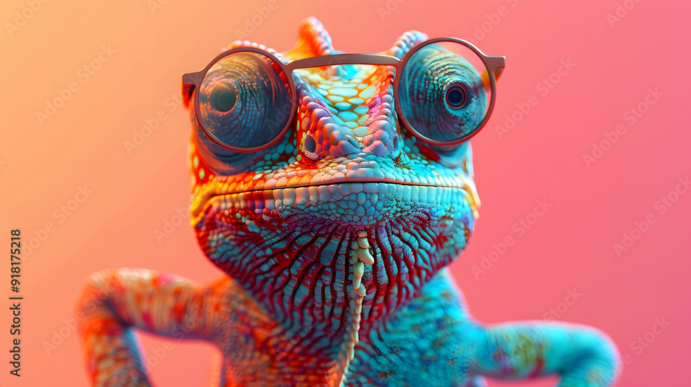 chameleon wearing sunglasses on a solid color background, vector art, digital art, faceted, minimal, abstract, panorama background chameleon wearing sunglasses on a solid color background, vector art, digital art, faceted, minimal, abstract, panorama background