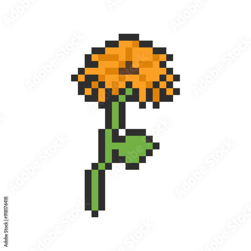sunflower pixel art for your needs