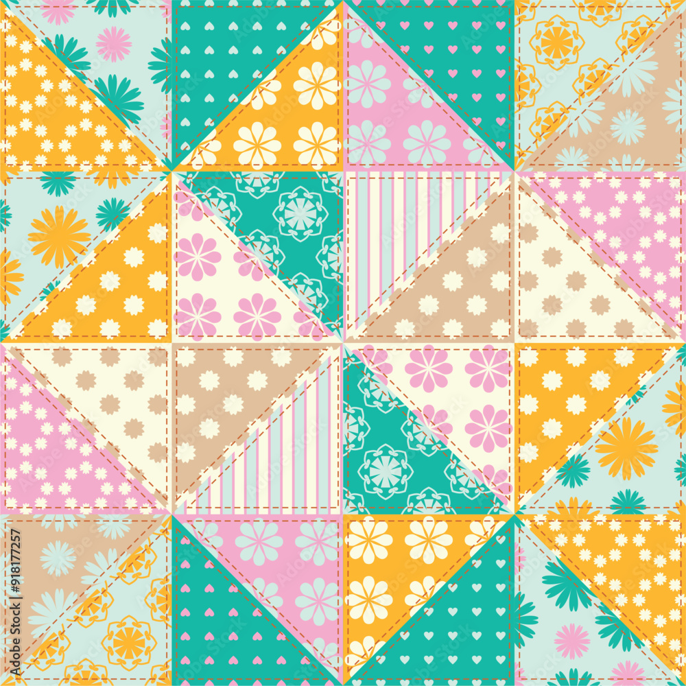 patchwork background with different patterns print for textile, paper, objects, seamless artistic decor handmade illustration vector patchwork background with different patterns print for textile, paper, objects, seamless artistic decor handmade illustration vector