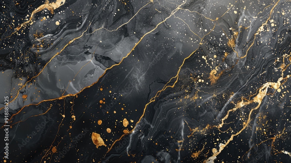 a black, grey and gold marble background a black, grey and gold marble background