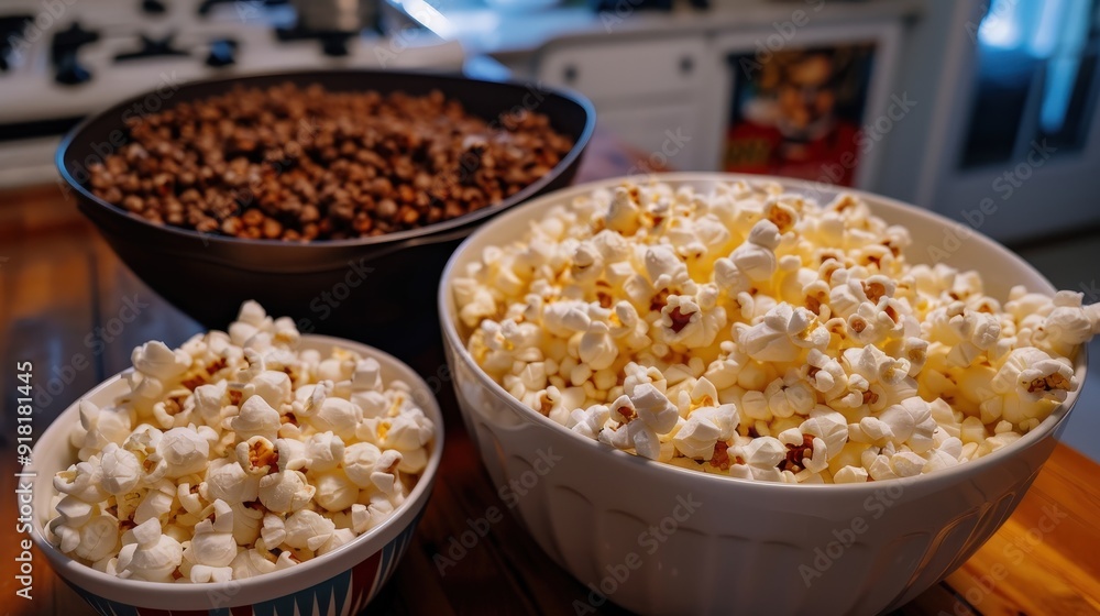 Mother's Day movie night with popcorn Mother's Day movie night with popcorn