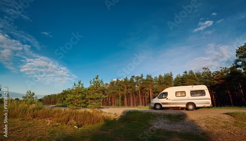 Wallpaper Mural Traveling in a camper van with all the comforts of home. Torontodigital.ca