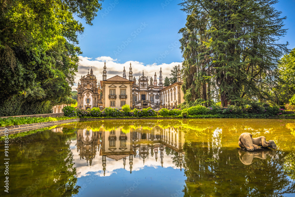 Famous estate House of Mateus wineyard in Vila Real, Portugal Famous estate House of Mateus wineyard in Vila Real, Portugal