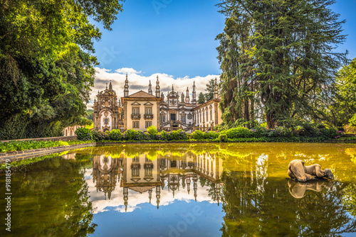 Famous estate House of Mateus wineyard in Vila Real, Portugal