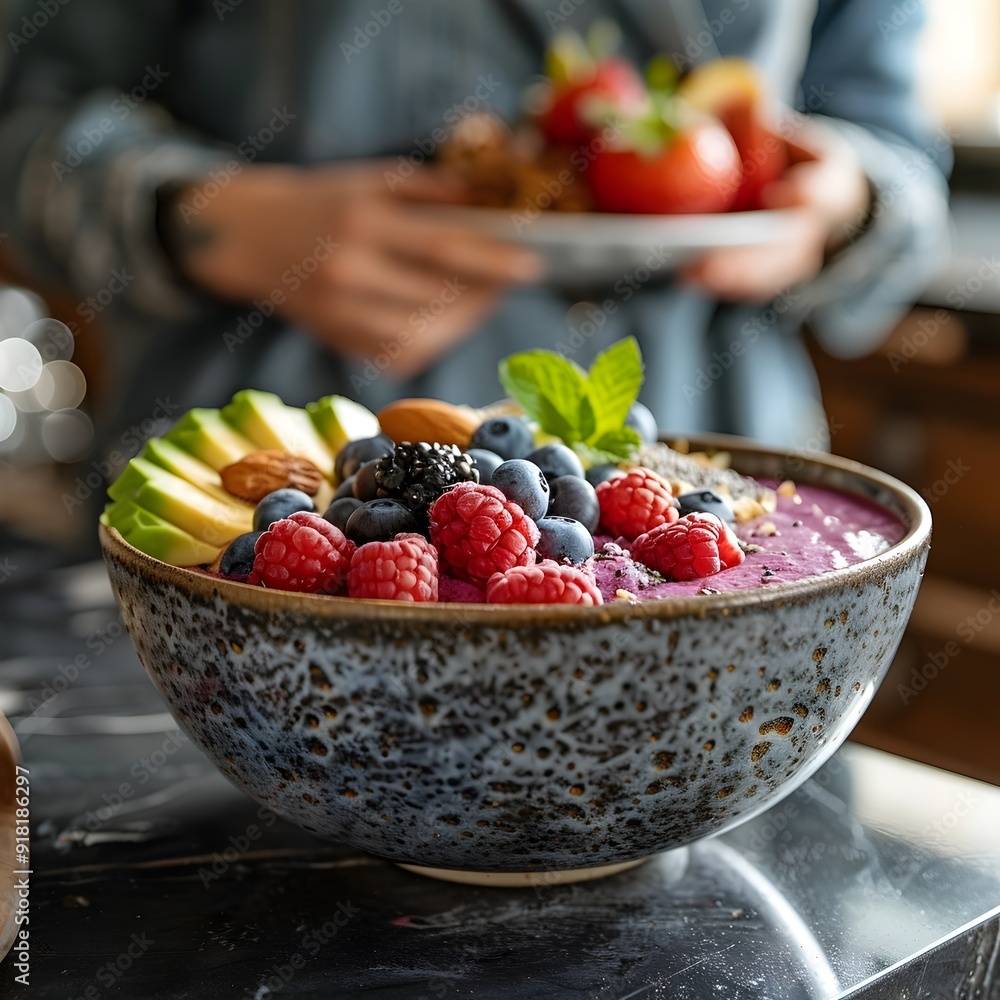 Savoring a Balanced Smoothie Bowl for a Nourishing Healthy Indulgence Savoring a Balanced Smoothie Bowl for a Nourishing Healthy Indulgence