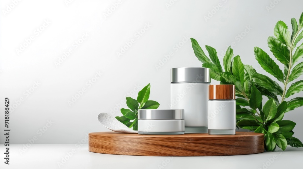 Moisturizer jars, rich textures, realistic style Moisturizer jars, rich textures, realistic style