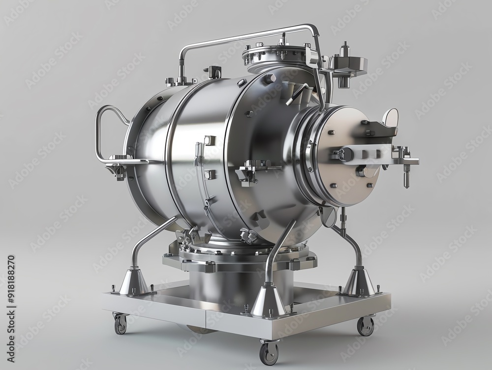 3D render of a light industrial mixer 3D render of a light industrial mixer